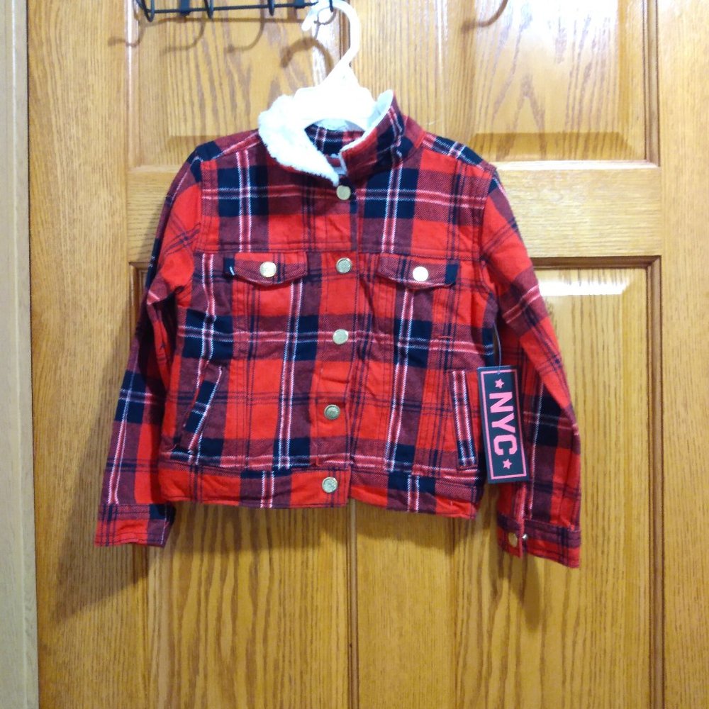 NYC Kids Size 5/6 Button-Up Jacket